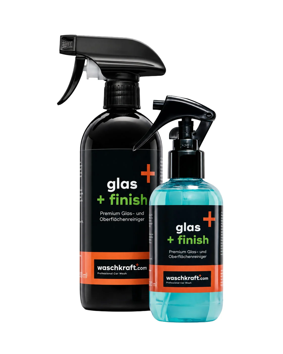 waschkraft+® glas+finish Sprühflasche